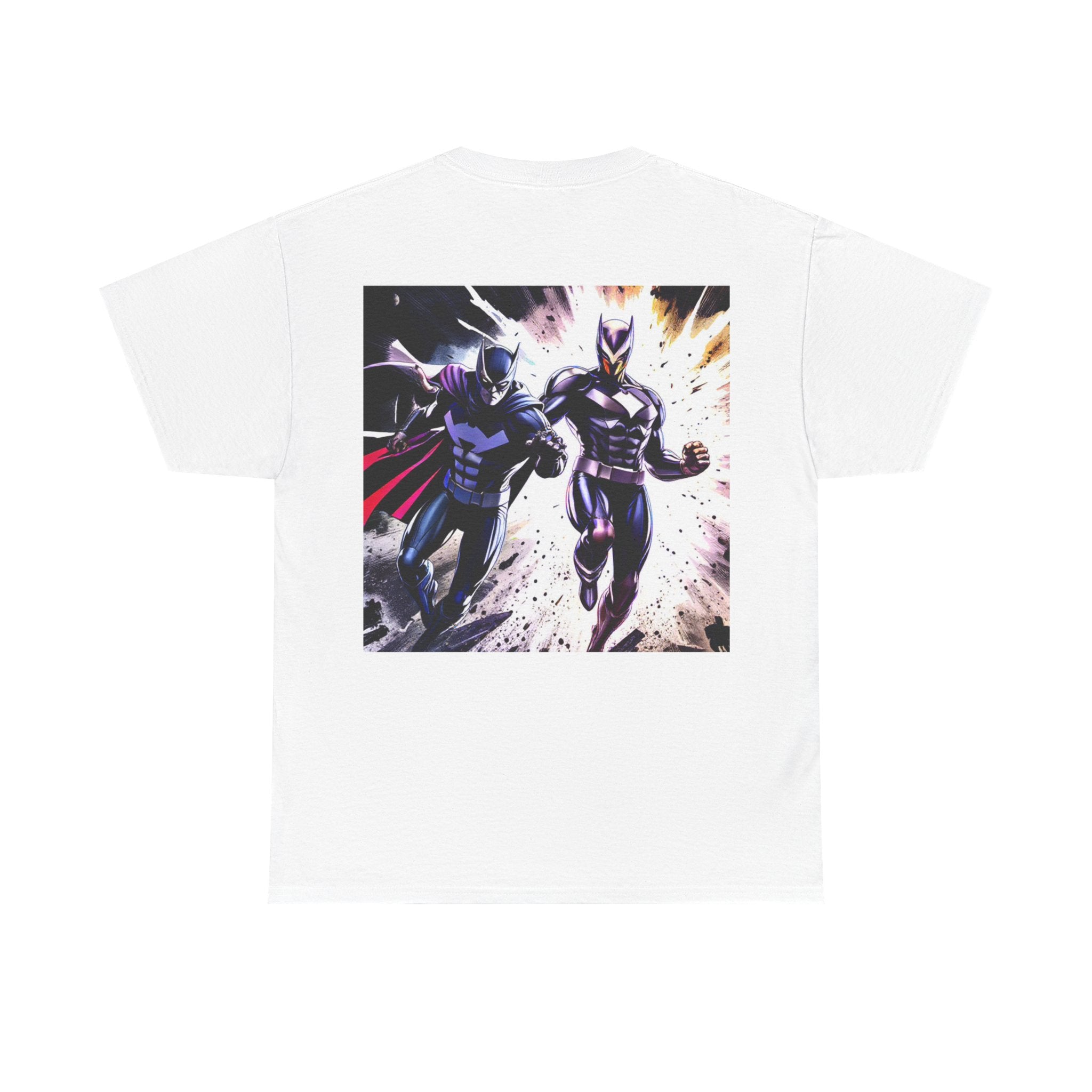 Dynamic Superhero Unisex Heavy Cotton Tee, Comic Tee, Graphic T-shirt, Birthday Gift, Fan Merch, Casual Wear