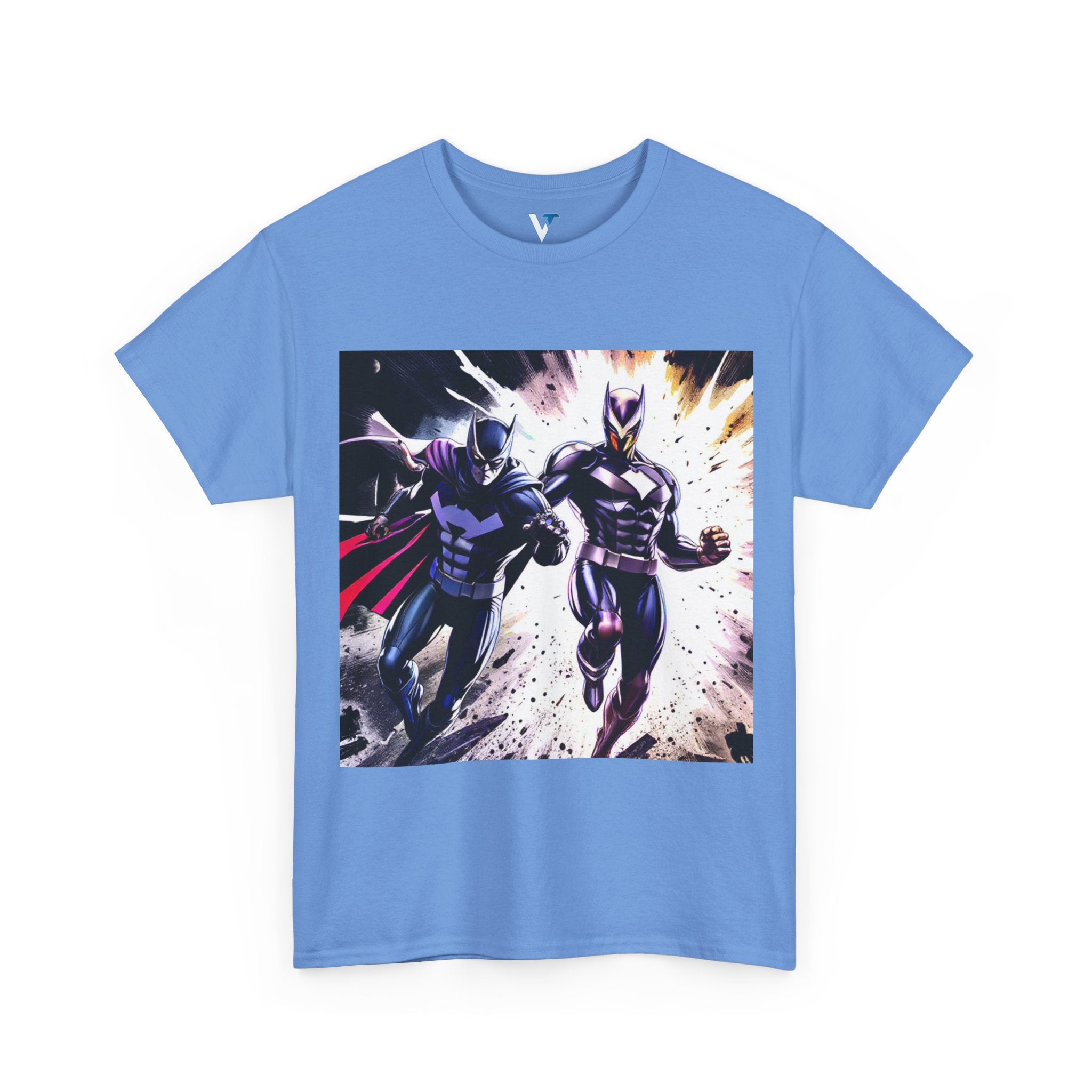 Dynamic Superhero Unisex Heavy Cotton Tee, Comic Tee, Graphic T-shirt, Birthday Gift, Fan Merch, Casual Wear