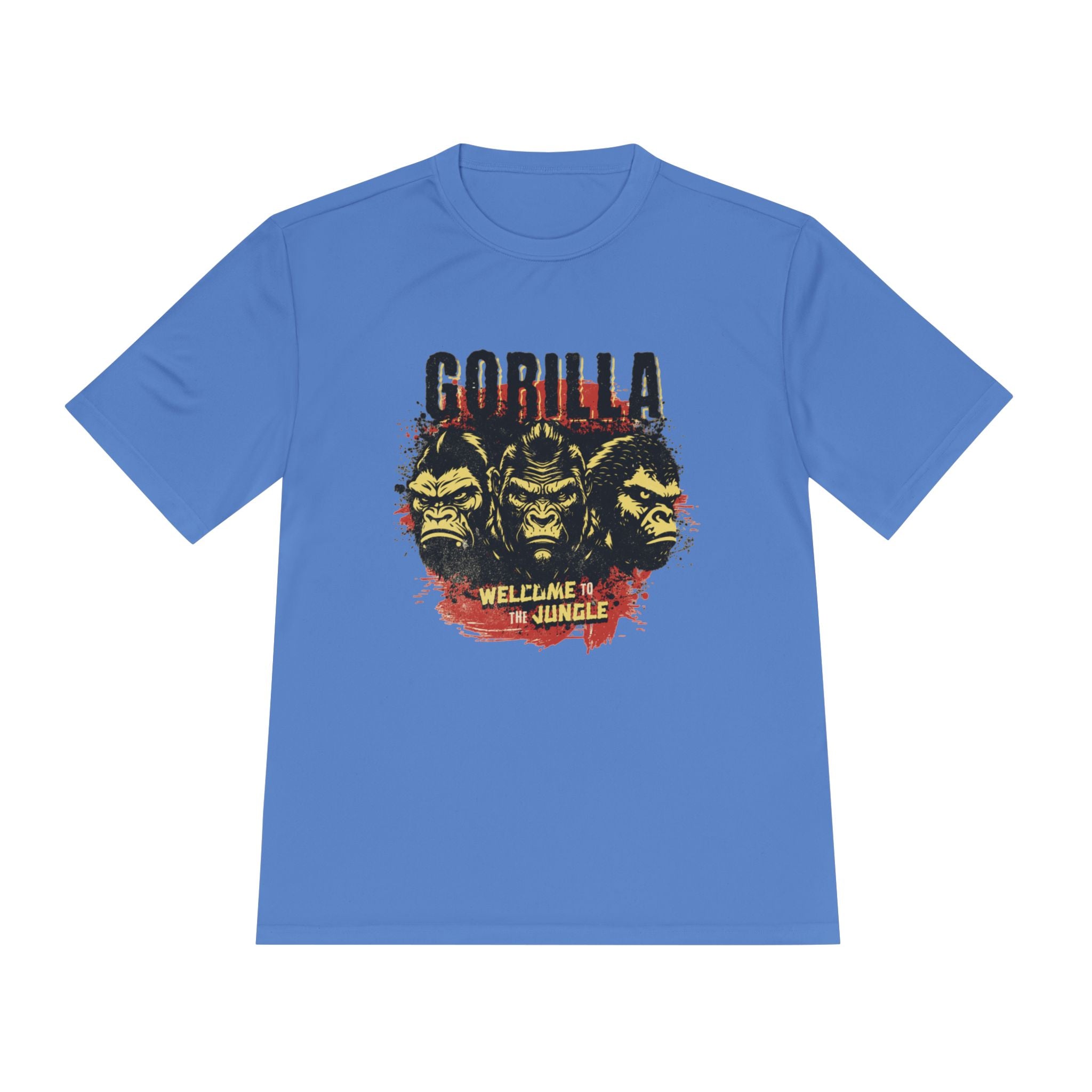 Gorilla Graphic Tee, Fun Unisex Wicking T-shirt for Jungle Lovers, Adventure Wear, Cool Gift for Animal Lovers, Summer Style