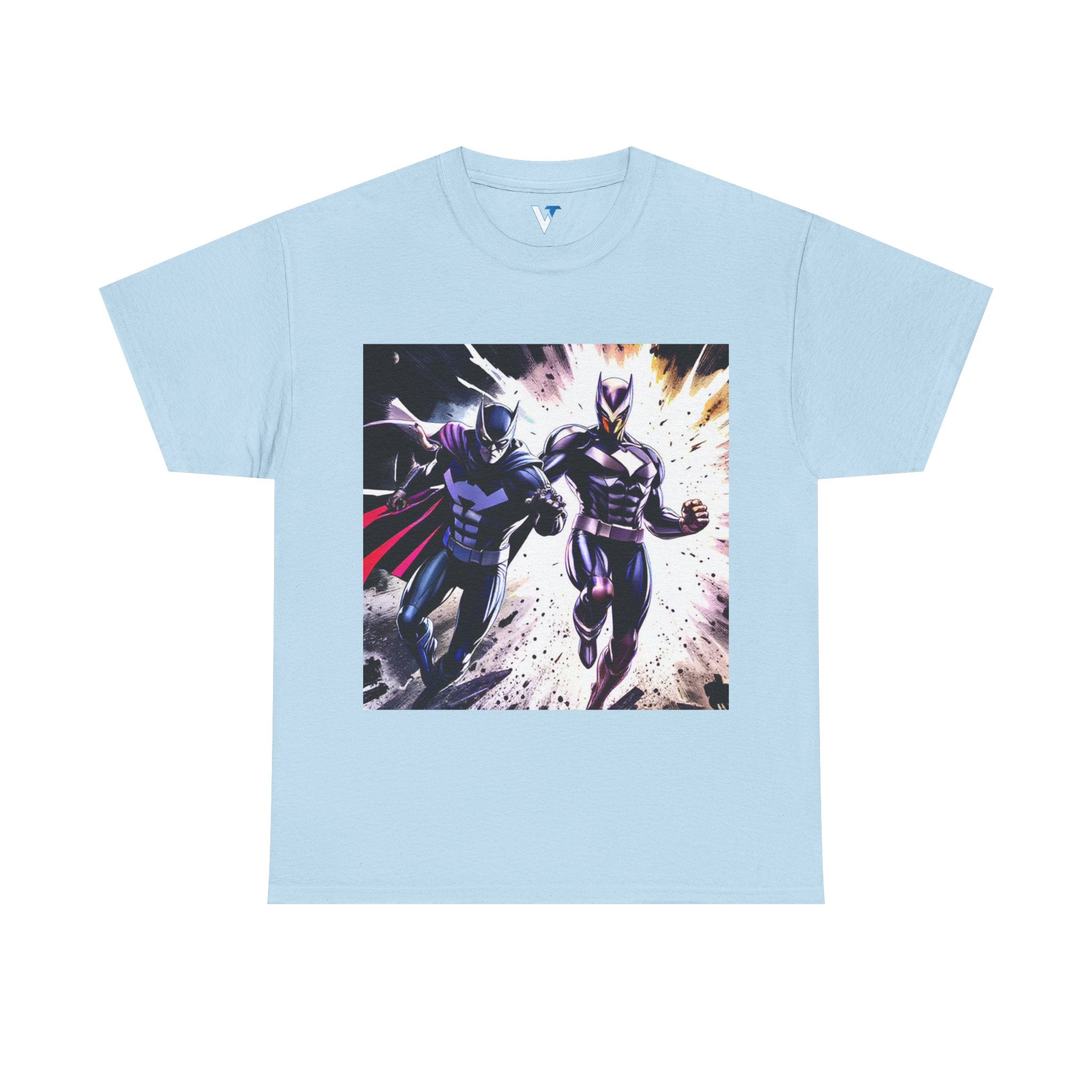 Dynamic Superhero Unisex Heavy Cotton Tee, Comic Tee, Graphic T-shirt, Birthday Gift, Fan Merch, Casual Wear
