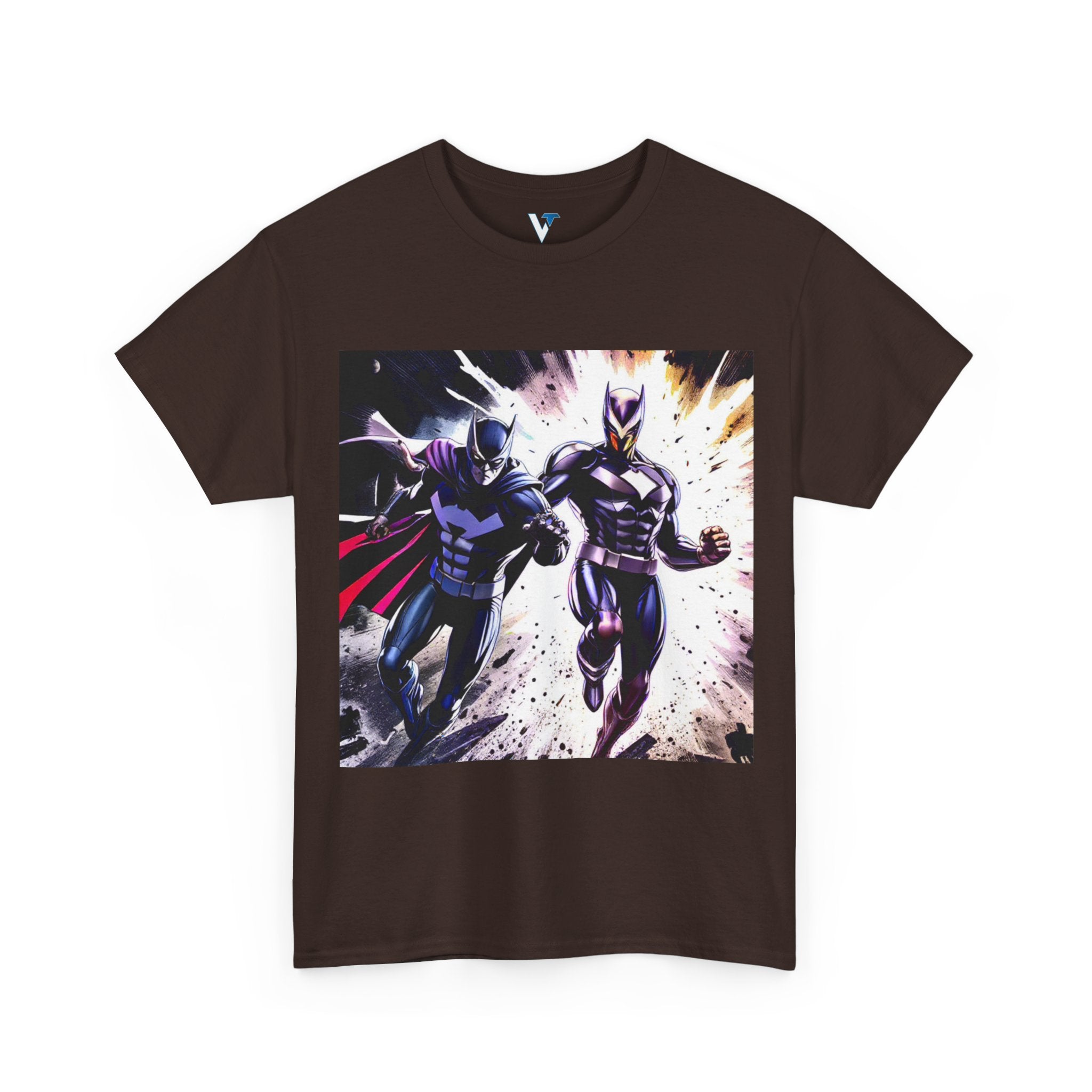 Dynamic Superhero Unisex Heavy Cotton Tee, Comic Tee, Graphic T-shirt, Birthday Gift, Fan Merch, Casual Wear