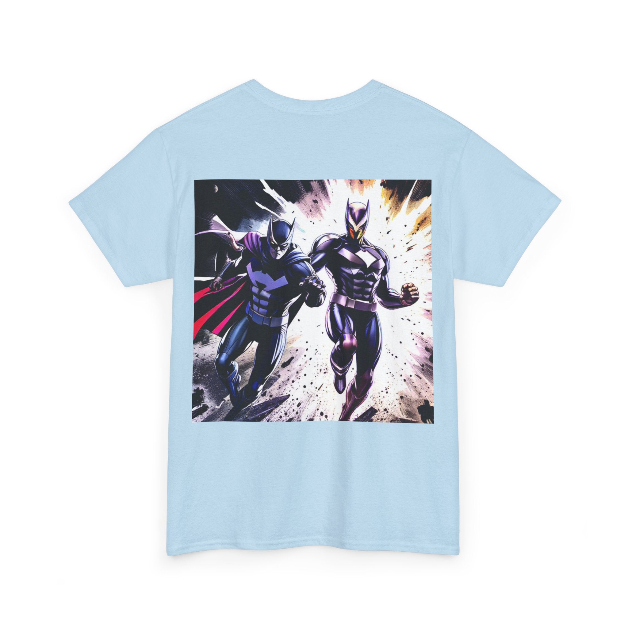 Dynamic Superhero Unisex Heavy Cotton Tee, Comic Tee, Graphic T-shirt, Birthday Gift, Fan Merch, Casual Wear