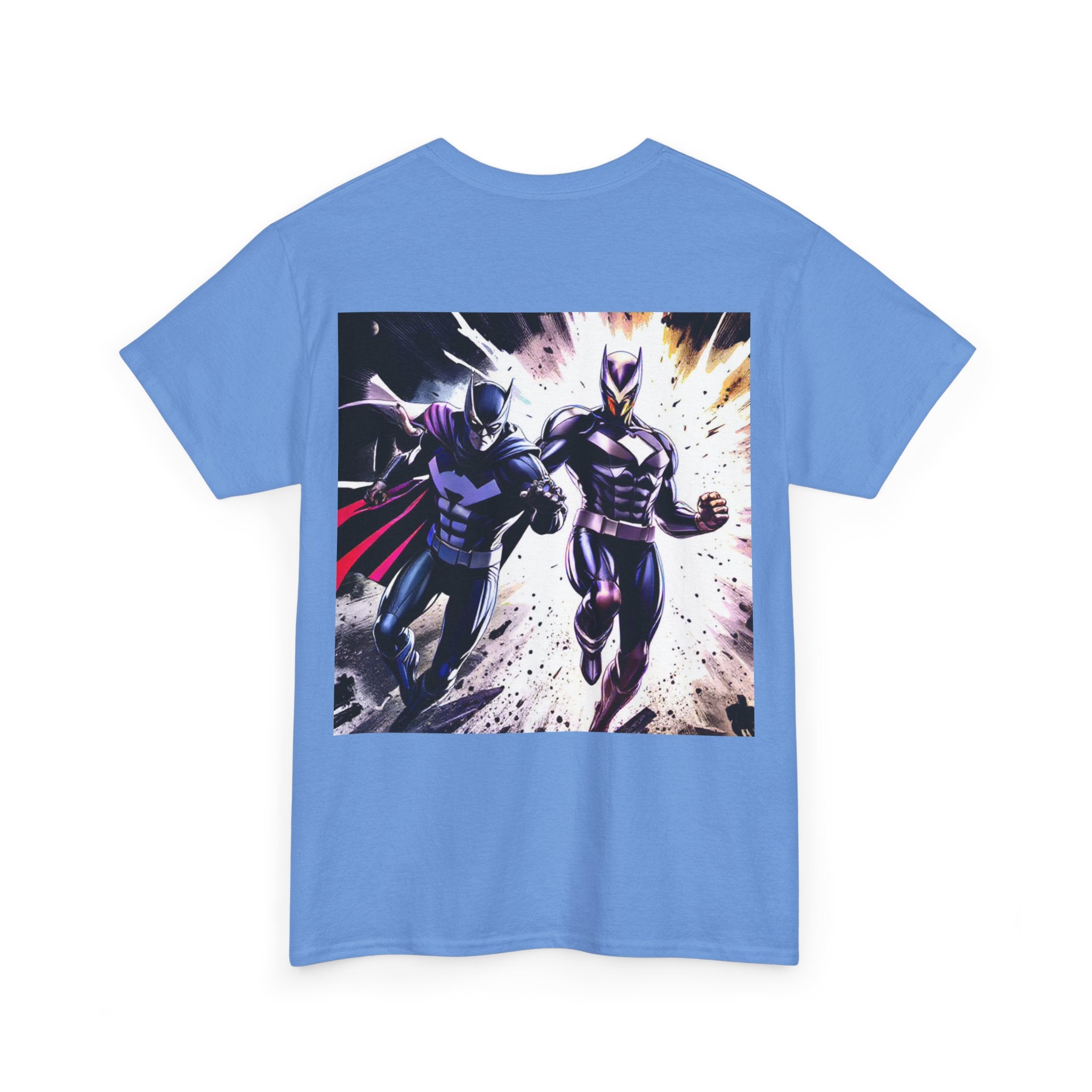 Dynamic Superhero Unisex Heavy Cotton Tee, Comic Tee, Graphic T-shirt, Birthday Gift, Fan Merch, Casual Wear