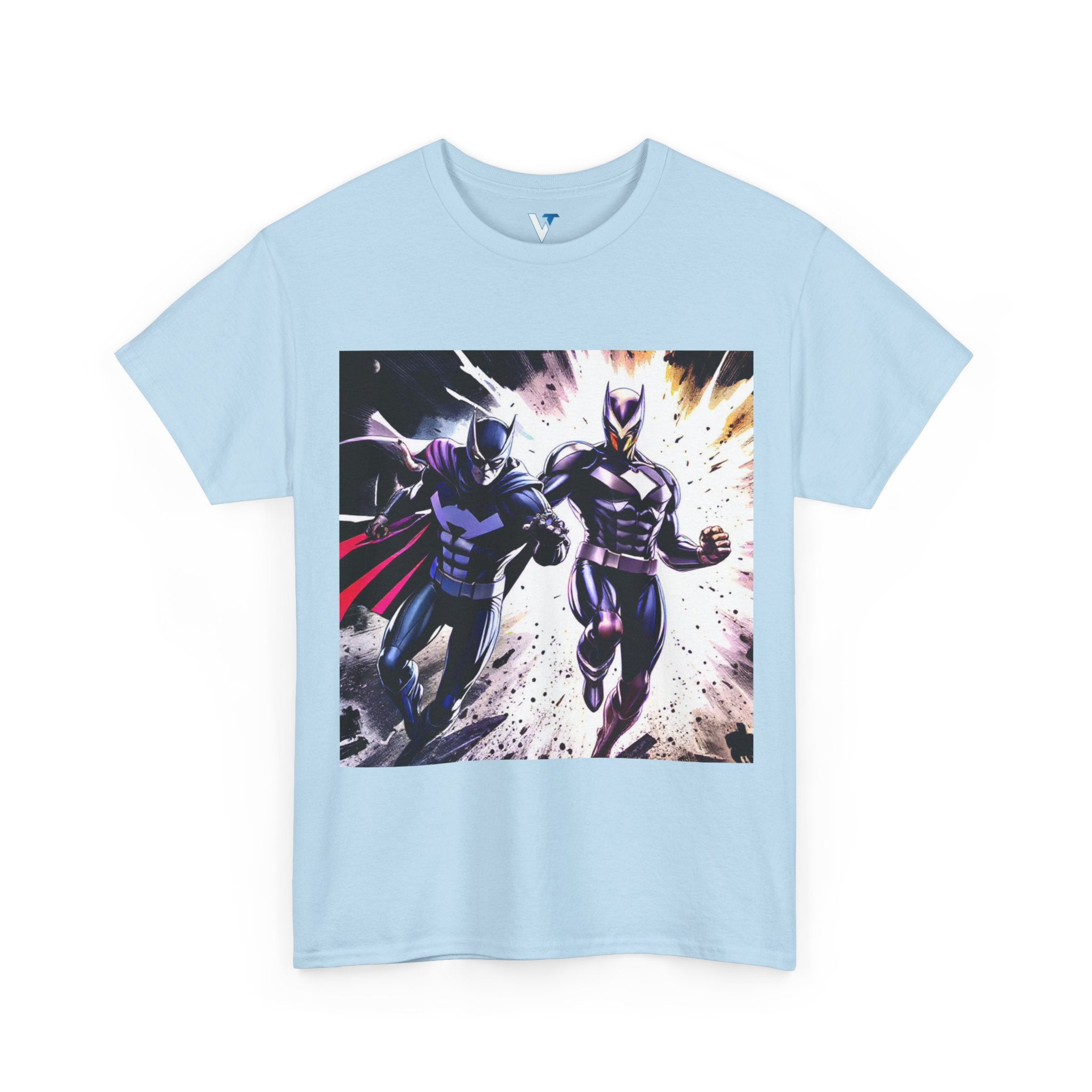 Dynamic Superhero Unisex Heavy Cotton Tee, Comic Tee, Graphic T-shirt, Birthday Gift, Fan Merch, Casual Wear