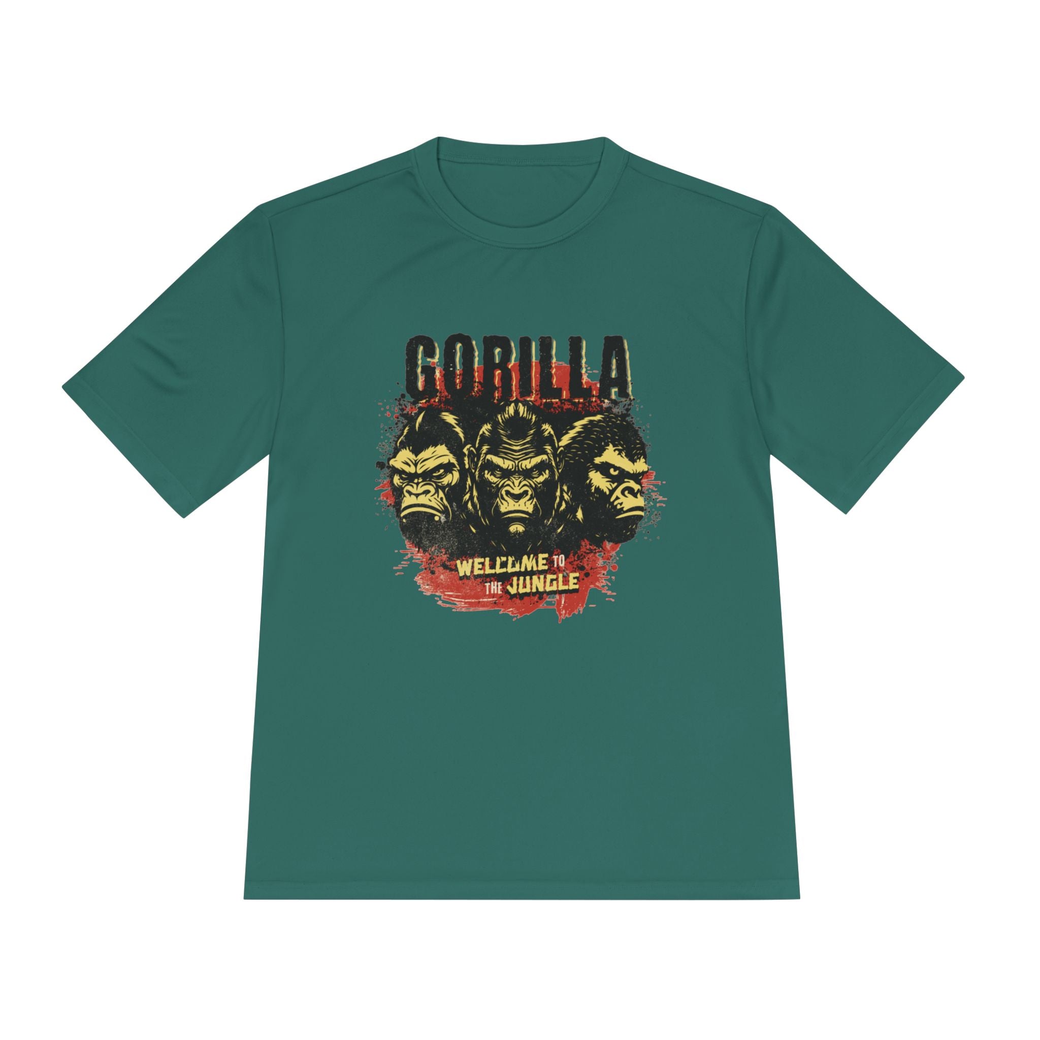 Gorilla Graphic Tee, Fun Unisex Wicking T-shirt for Jungle Lovers, Adventure Wear, Cool Gift for Animal Lovers, Summer Style