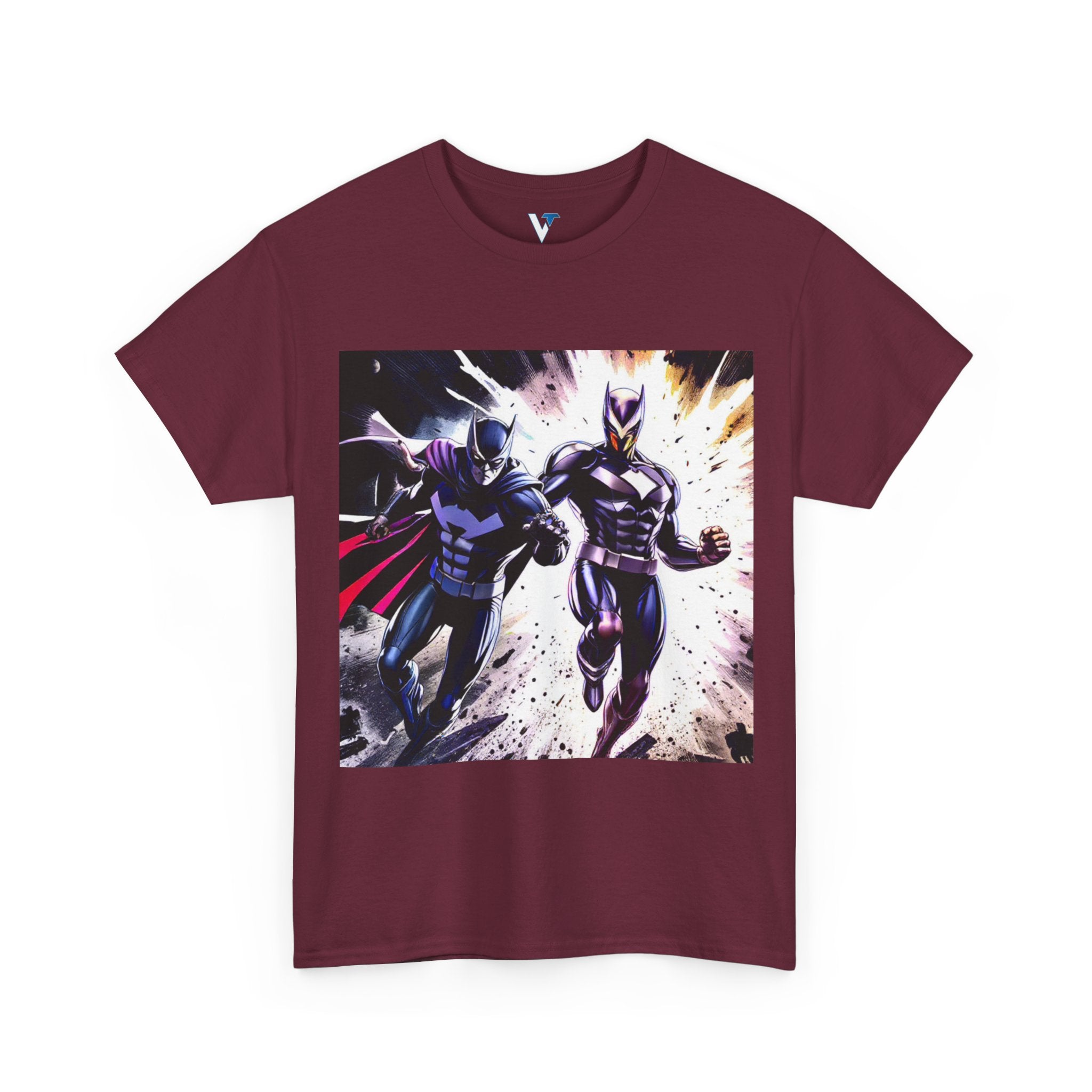 Dynamic Superhero Unisex Heavy Cotton Tee, Comic Tee, Graphic T-shirt, Birthday Gift, Fan Merch, Casual Wear