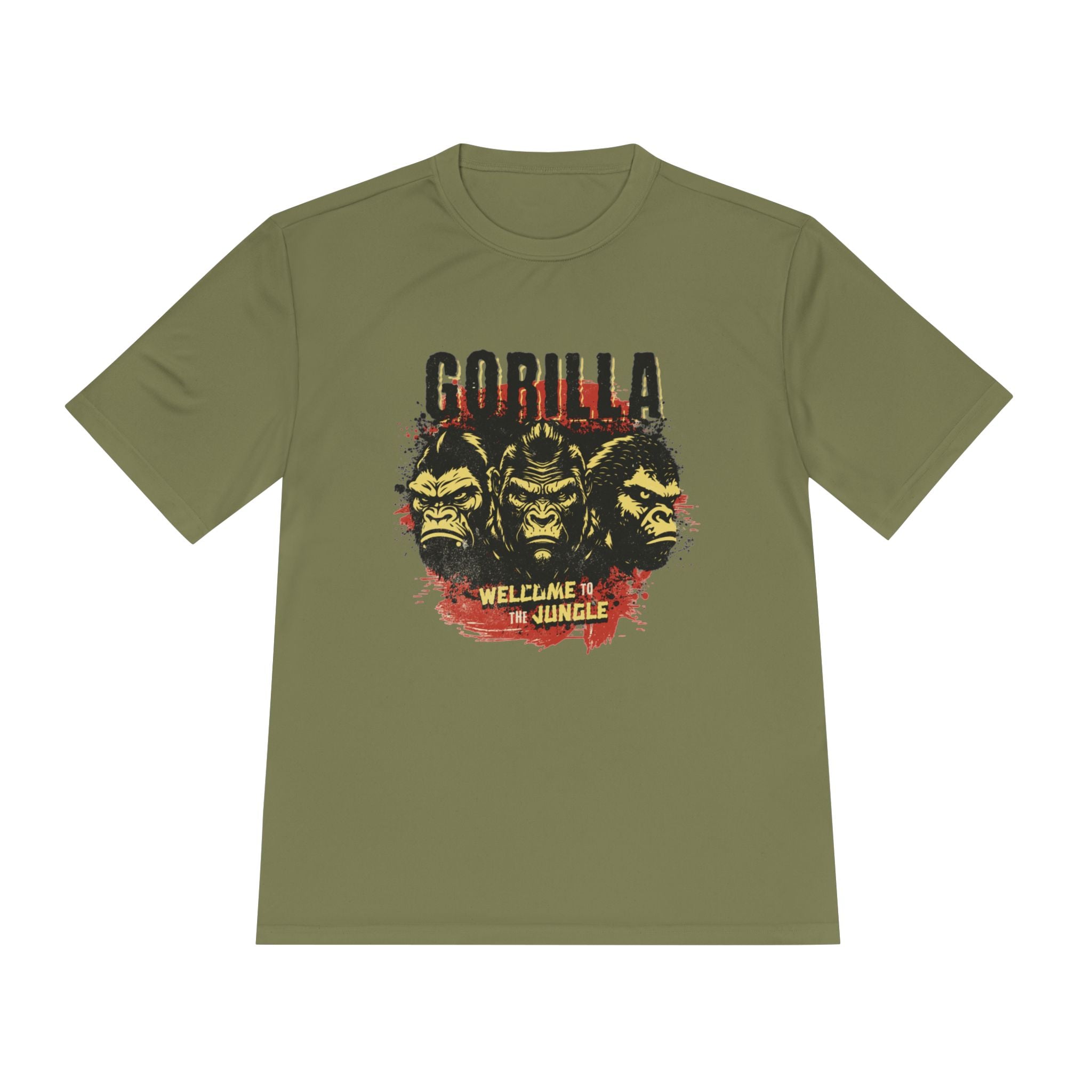 Gorilla Graphic Tee, Fun Unisex Wicking T-shirt for Jungle Lovers, Adventure Wear, Cool Gift for Animal Lovers, Summer Style