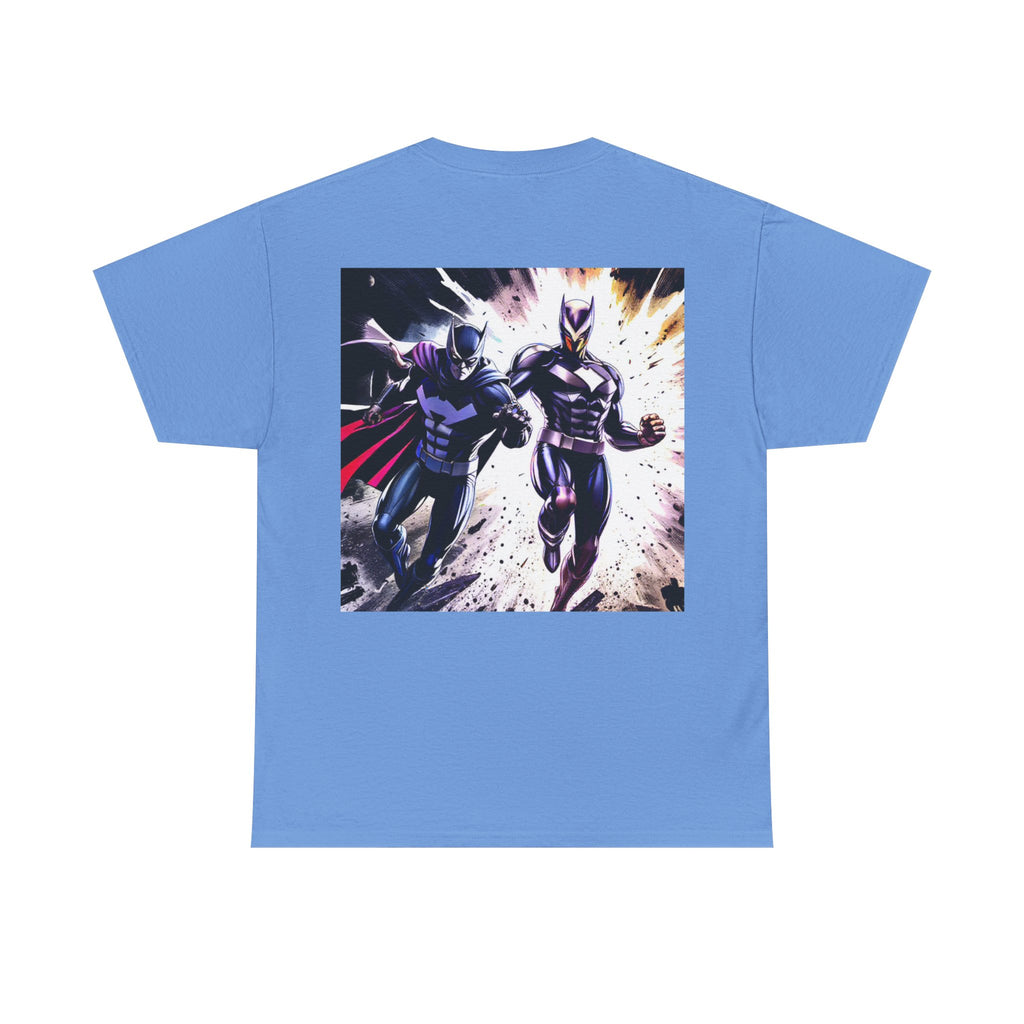 Dynamic Superhero Unisex Heavy Cotton Tee, Comic Tee, Graphic T-shirt, Birthday Gift, Fan Merch, Casual Wear