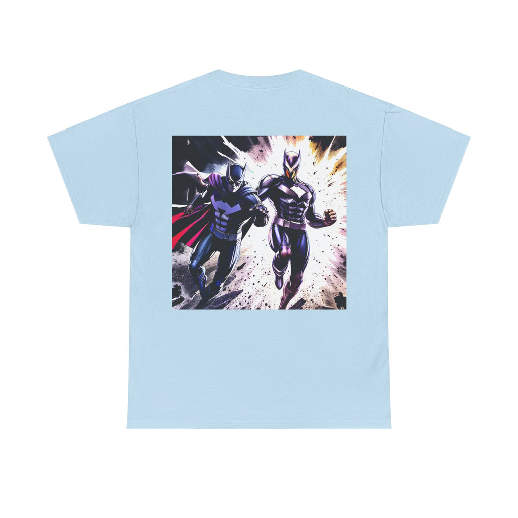 Dynamic Superhero Unisex Heavy Cotton Tee, Comic Tee, Graphic T-shirt, Birthday Gift, Fan Merch, Casual Wear