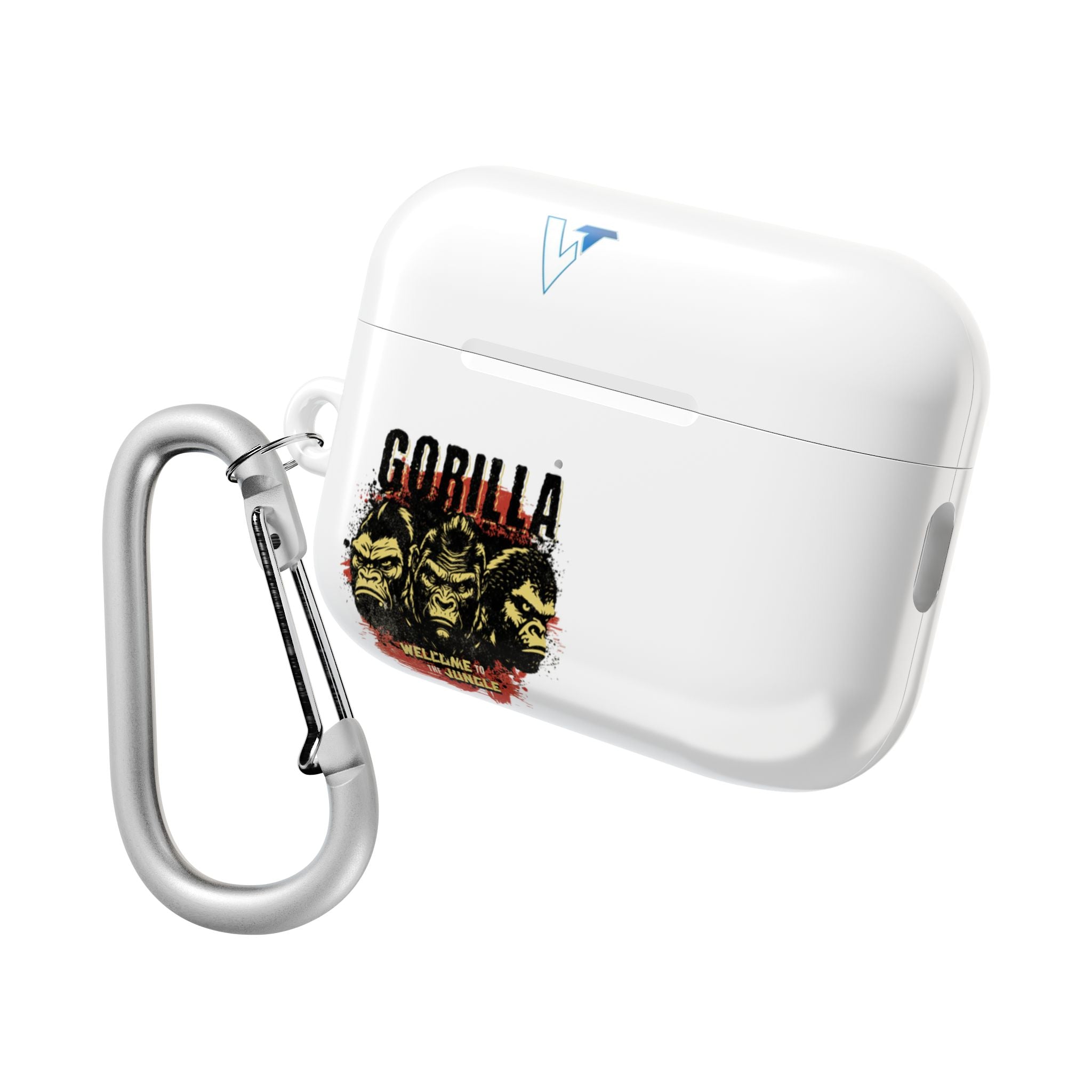 Stylish AirPod Cases - Jungle Vibes, Gorilla & Tiger Designs, Unique Accessories for Music Lovers, Gift for Adventurers, Trendy Tech Case