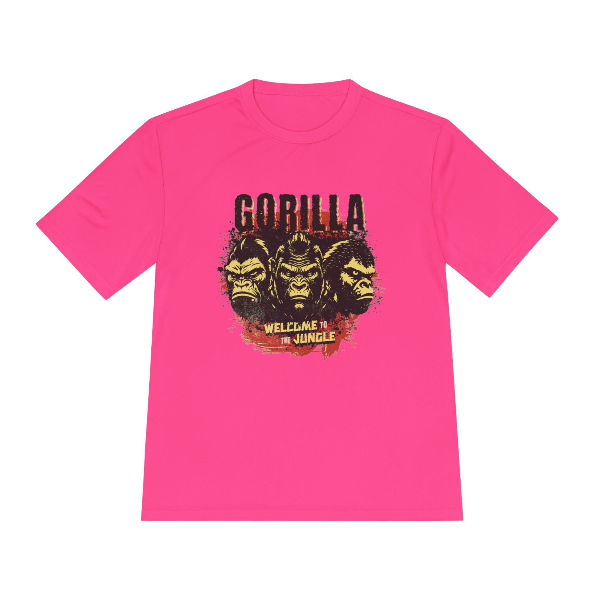 Gorilla Graphic Tee, Fun Unisex Wicking T-shirt for Jungle Lovers, Adventure Wear, Cool Gift for Animal Lovers, Summer Style