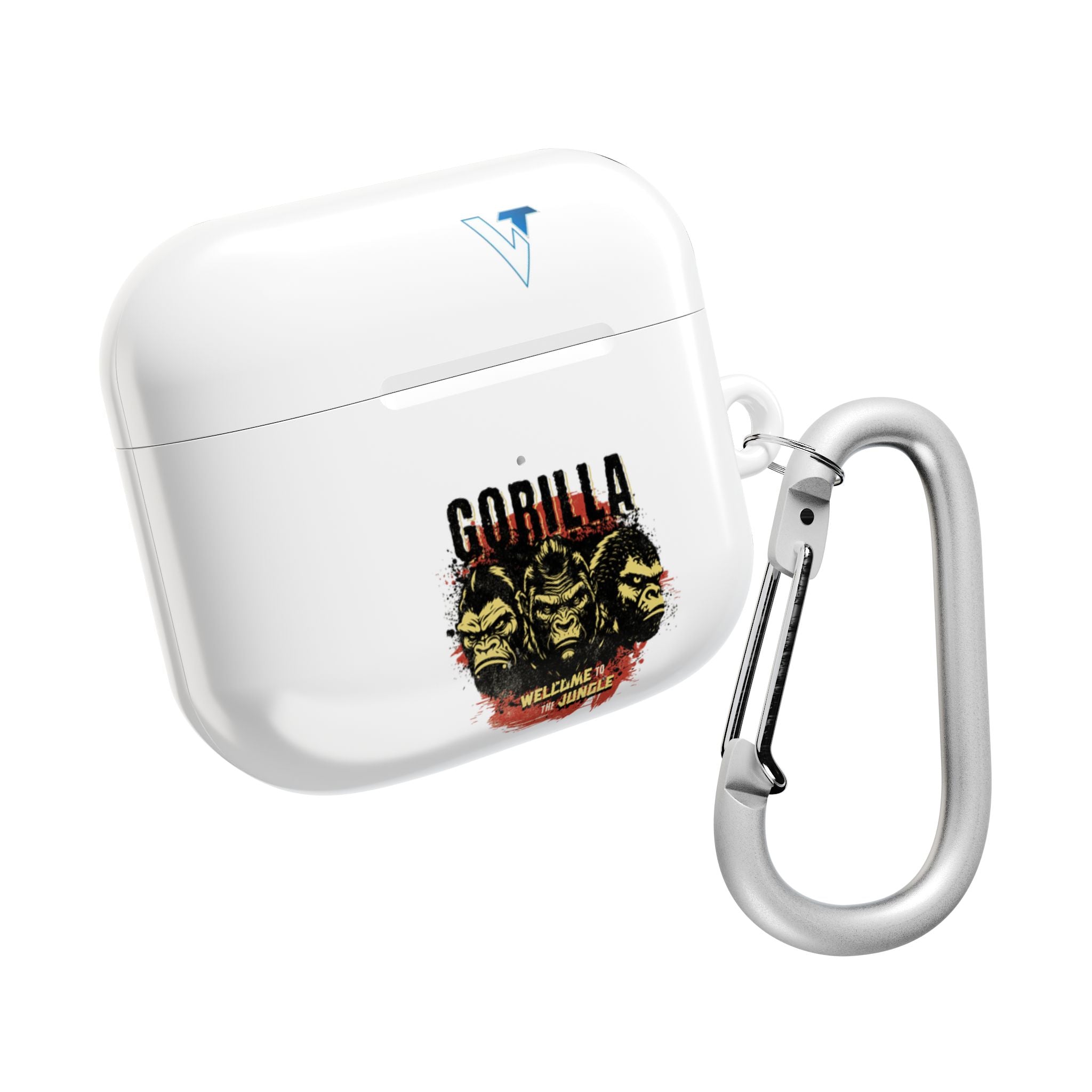 Stylish AirPod Cases - Jungle Vibes, Gorilla & Tiger Designs, Unique Accessories for Music Lovers, Gift for Adventurers, Trendy Tech Case