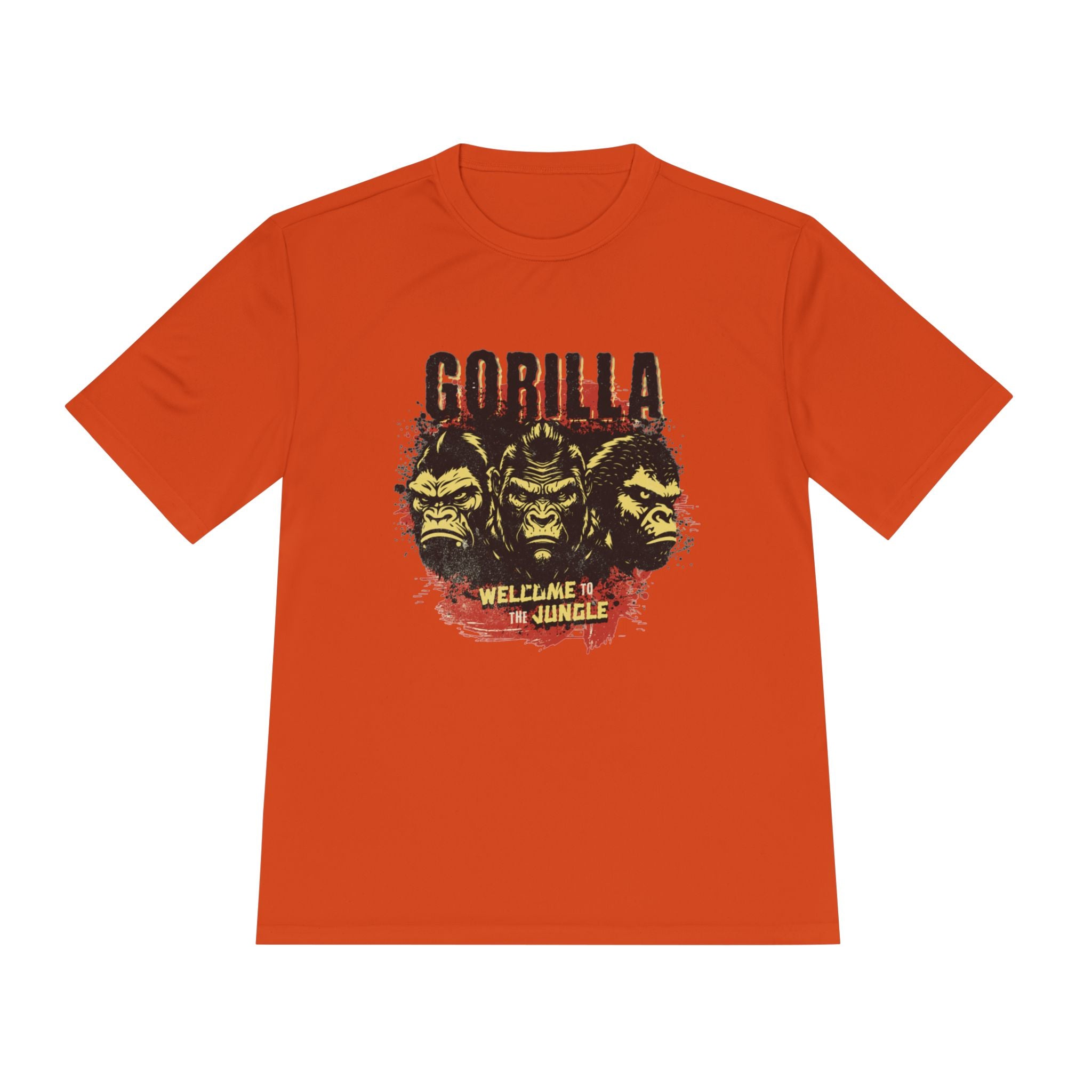 Gorilla Graphic Tee, Fun Unisex Wicking T-shirt for Jungle Lovers, Adventure Wear, Cool Gift for Animal Lovers, Summer Style