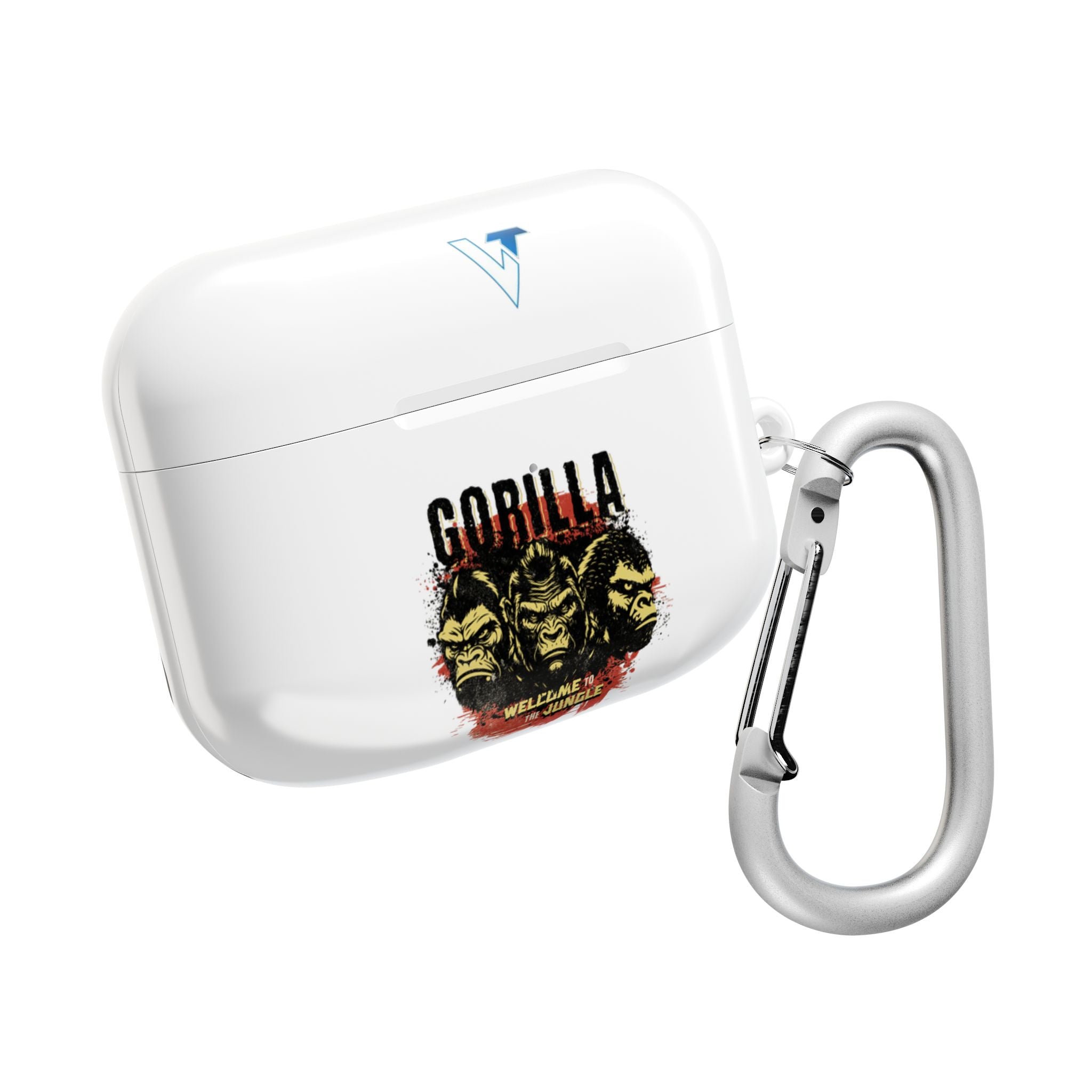 Stylish AirPod Cases - Jungle Vibes, Gorilla & Tiger Designs, Unique Accessories for Music Lovers, Gift for Adventurers, Trendy Tech Case