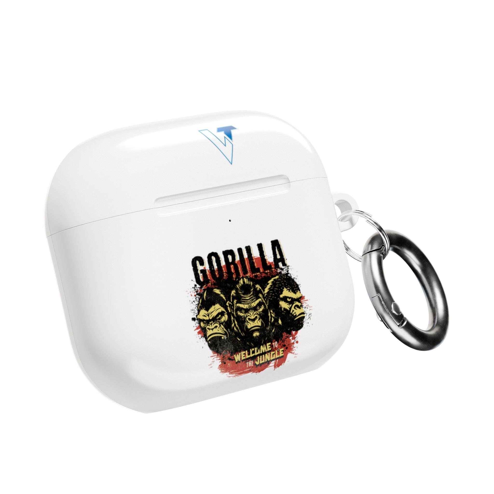 Stylish AirPod Cases - Jungle Vibes, Gorilla & Tiger Designs, Unique Accessories for Music Lovers, Gift for Adventurers, Trendy Tech Case