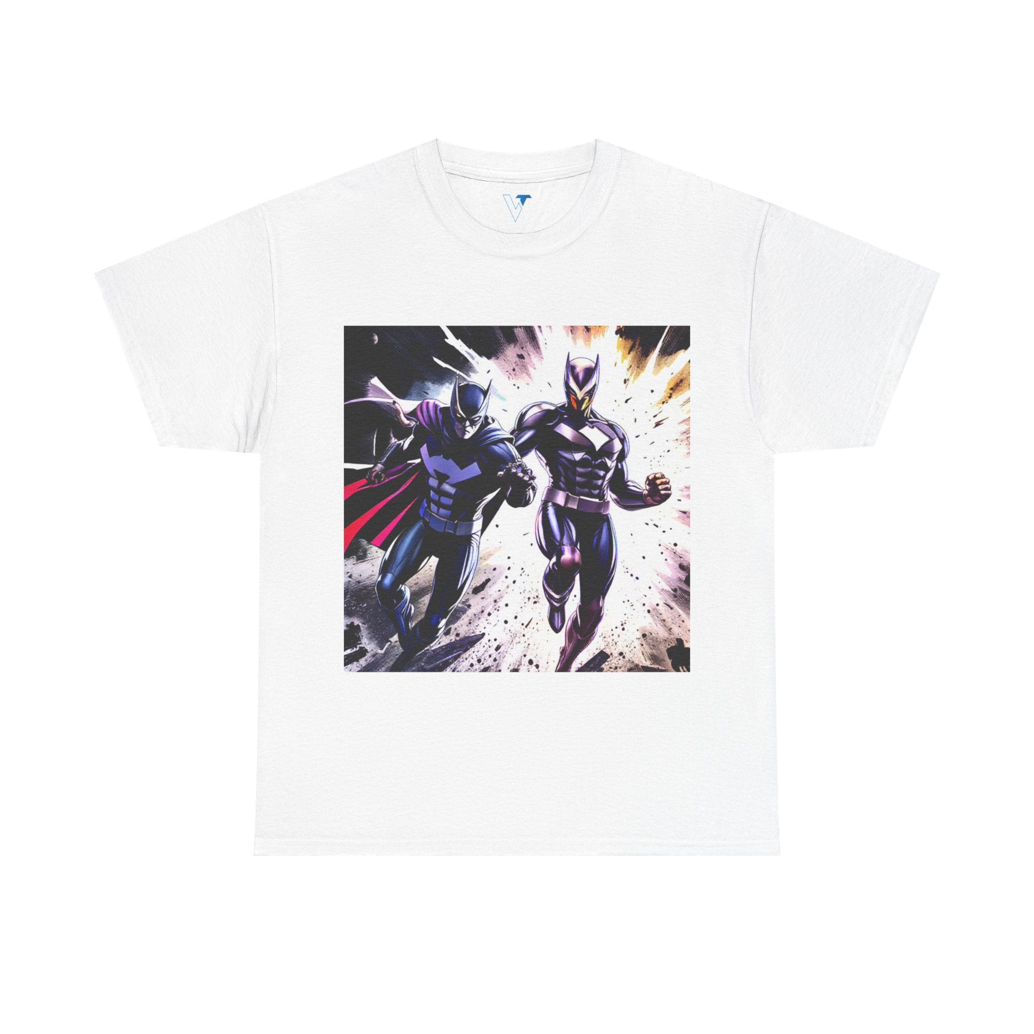 Dynamic Superhero Unisex Heavy Cotton Tee, Comic Tee, Graphic T-shirt, Birthday Gift, Fan Merch, Casual Wear