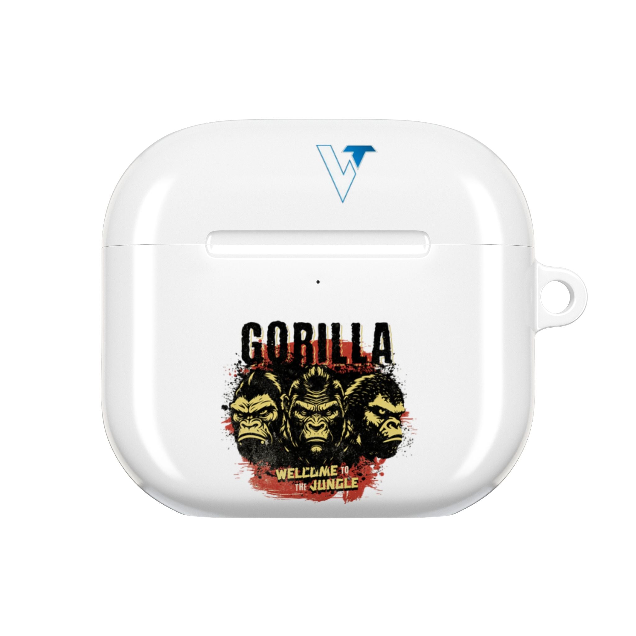 Stylish AirPod Cases - Jungle Vibes, Gorilla & Tiger Designs, Unique Accessories for Music Lovers, Gift for Adventurers, Trendy Tech Case