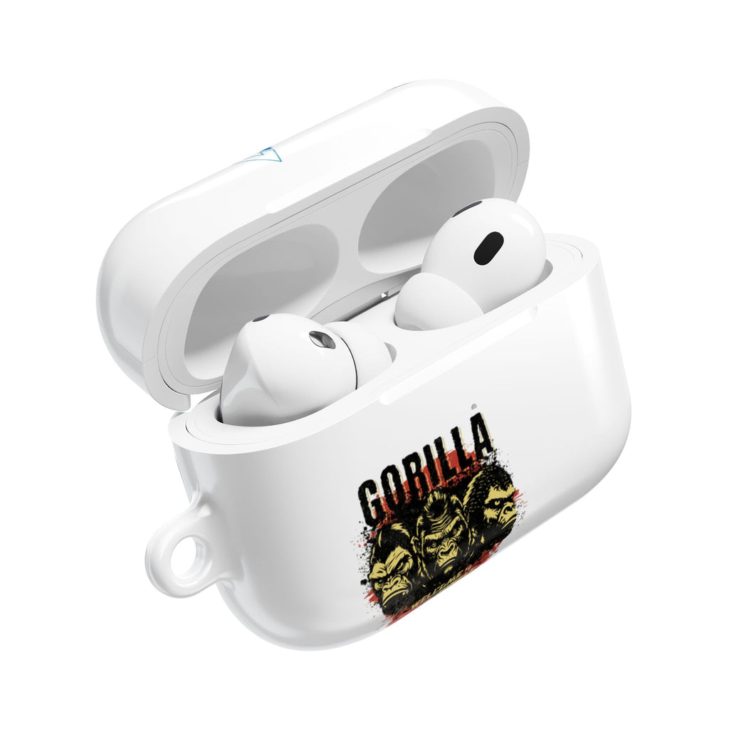 Stylish AirPod Cases - Jungle Vibes, Gorilla & Tiger Designs, Unique Accessories for Music Lovers, Gift for Adventurers, Trendy Tech Case