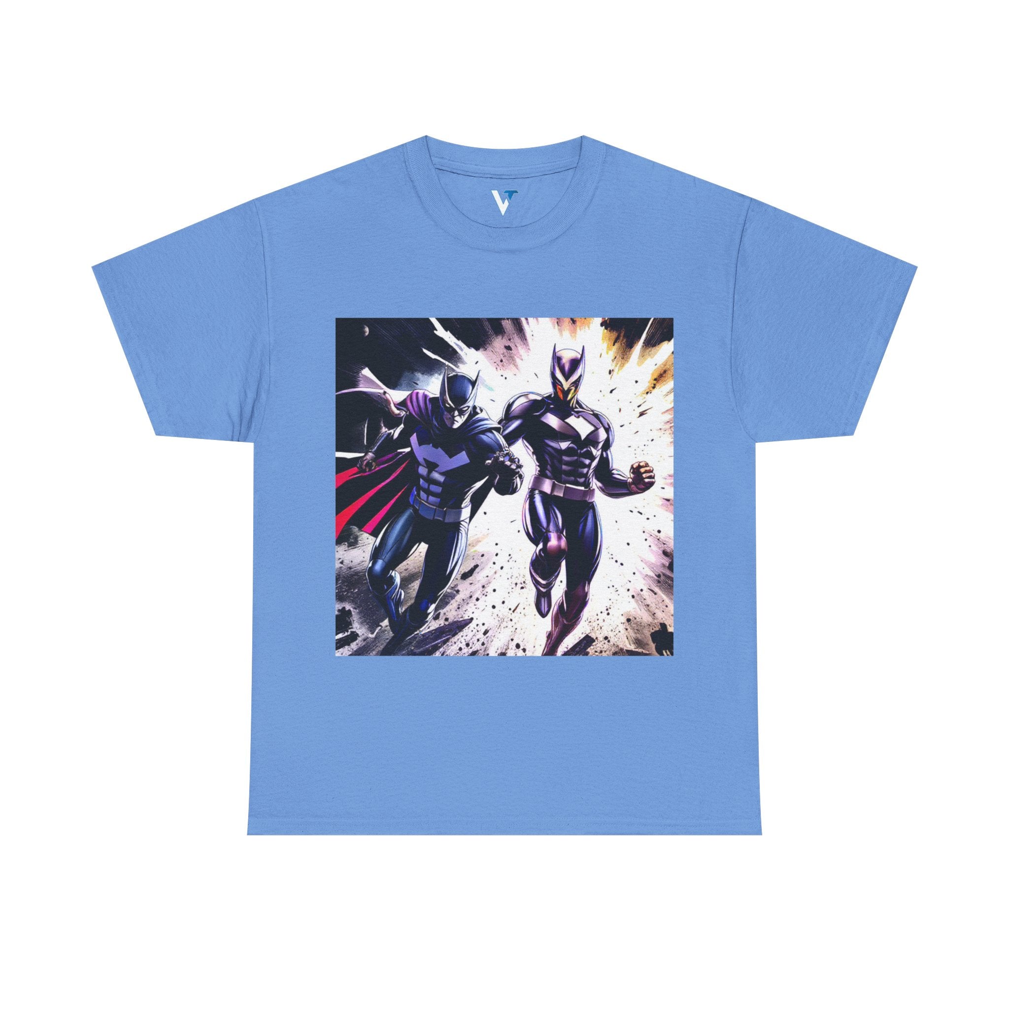 Dynamic Superhero Unisex Heavy Cotton Tee, Comic Tee, Graphic T-shirt, Birthday Gift, Fan Merch, Casual Wear
